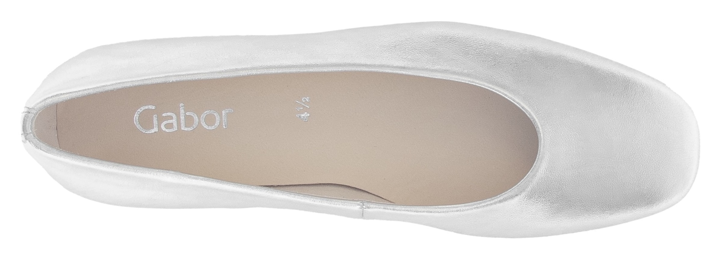 GABOR Ballerina in Silber