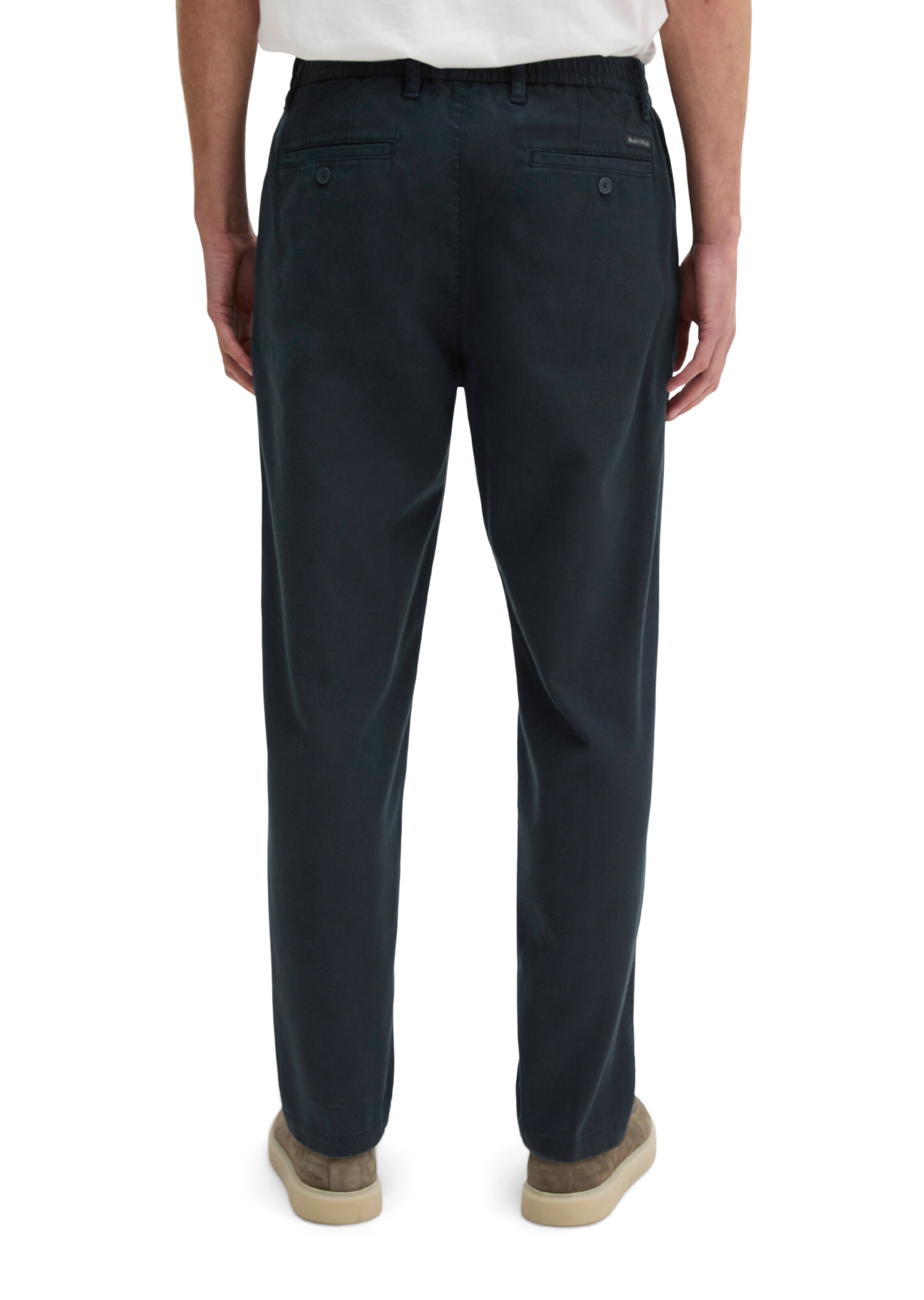 Marc O'Polo Tapered Chino 'Belsbo' in Blauw