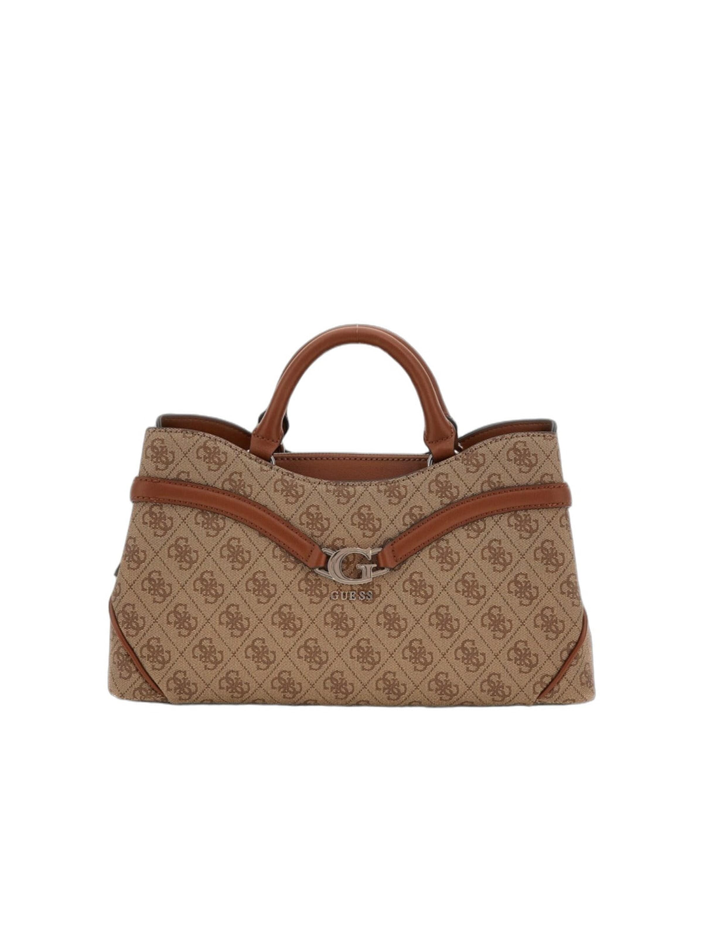 GUESS Kabelka 'Guess Sac Bandoulière Handbag Latte Logo' – hnědá: přední strana