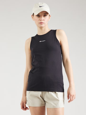 Champion Authentic Athletic Apparel Top in Black: front