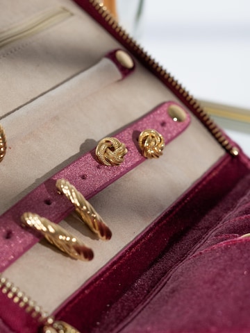 Friedrich23 Jewelry Storage 'Schmucketui CHENILLE' in Pink