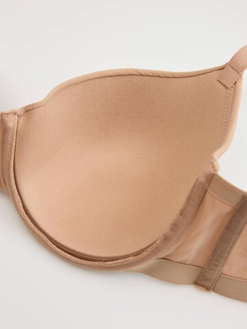 Classico Reggiseno 'Bügel-BH Basic, glatte Cups, geklebte Kanten' di ESOTIQ in beige