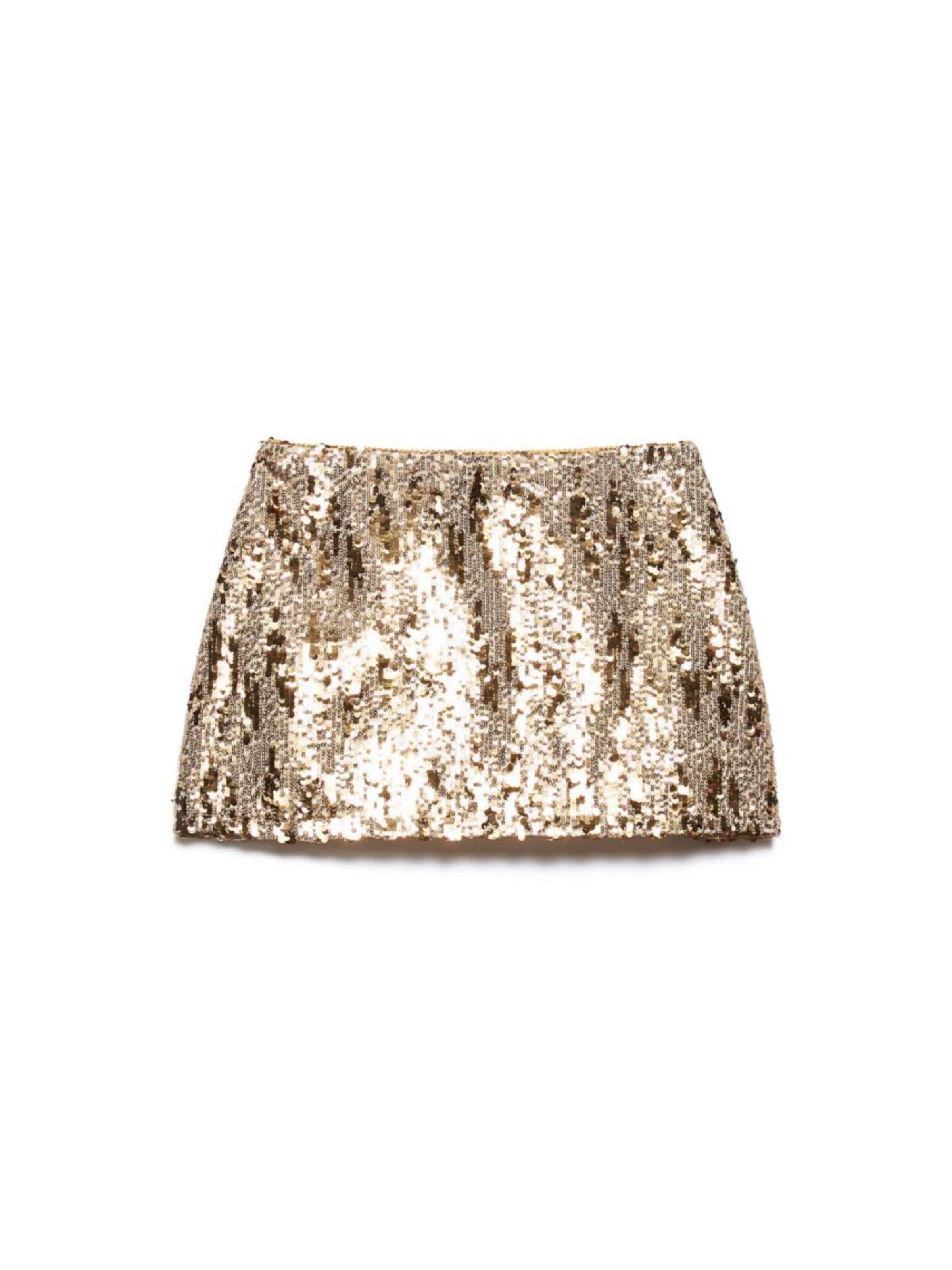 Aniye By Skirt in Gold: front