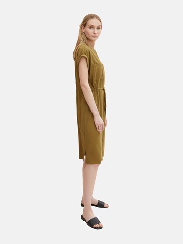 TOM TAILOR Shirt dress in Green