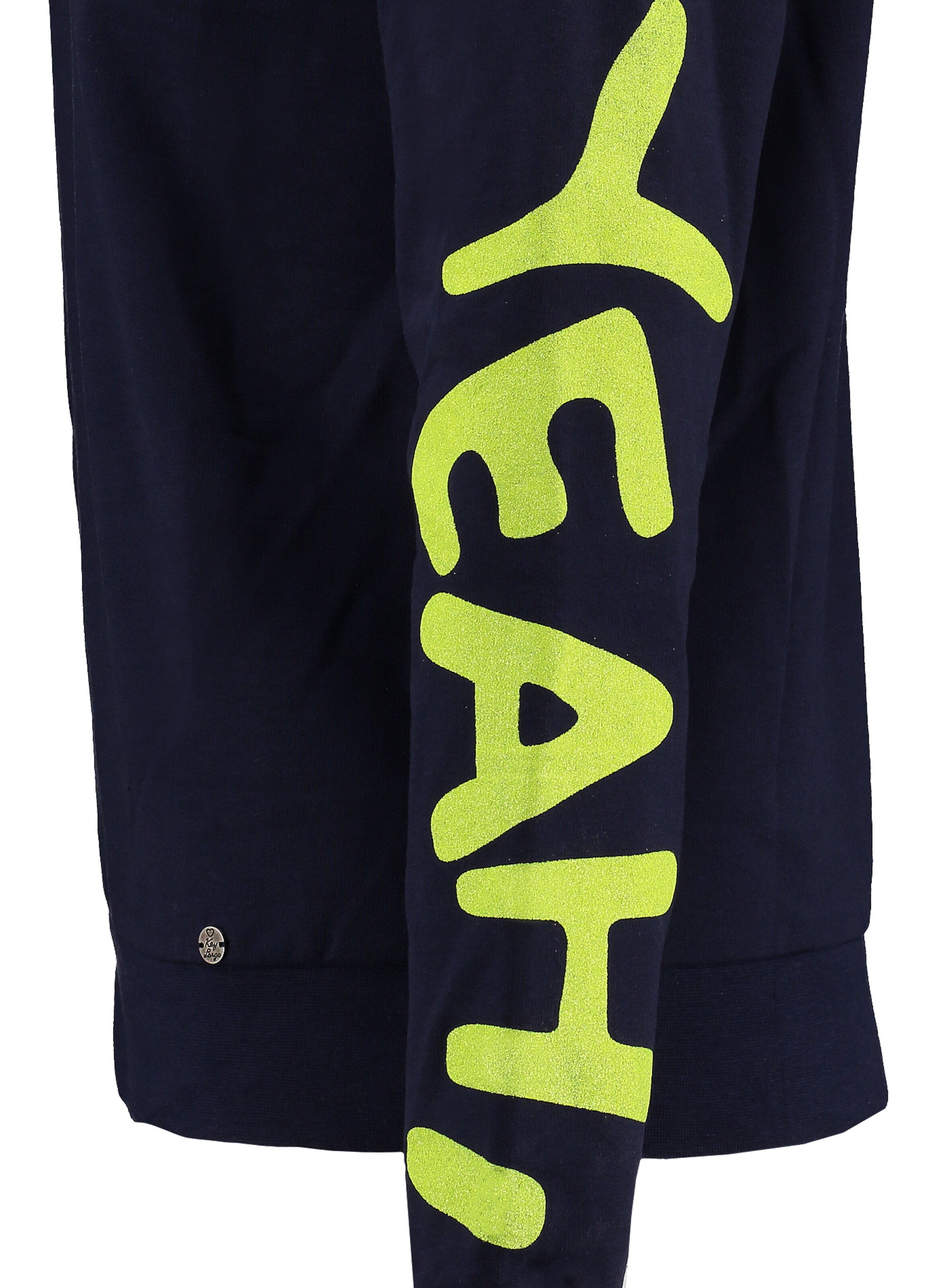 Key Largo Sweatshirt 'YEAH' in Blau