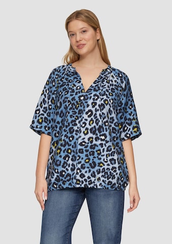 s.Oliver Blouse in Blauw: voorkant