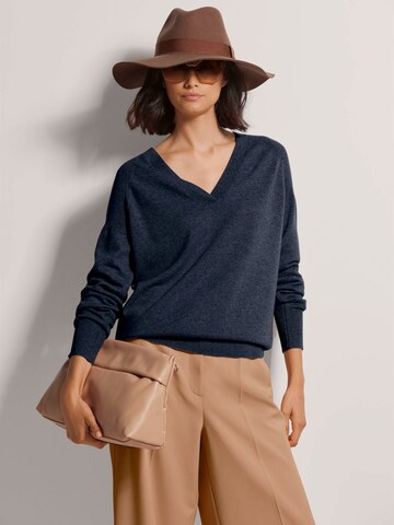 Pull-over MADELEINE en bleu : devant