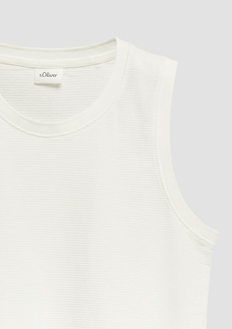 T-Shirt s.Oliver en blanc