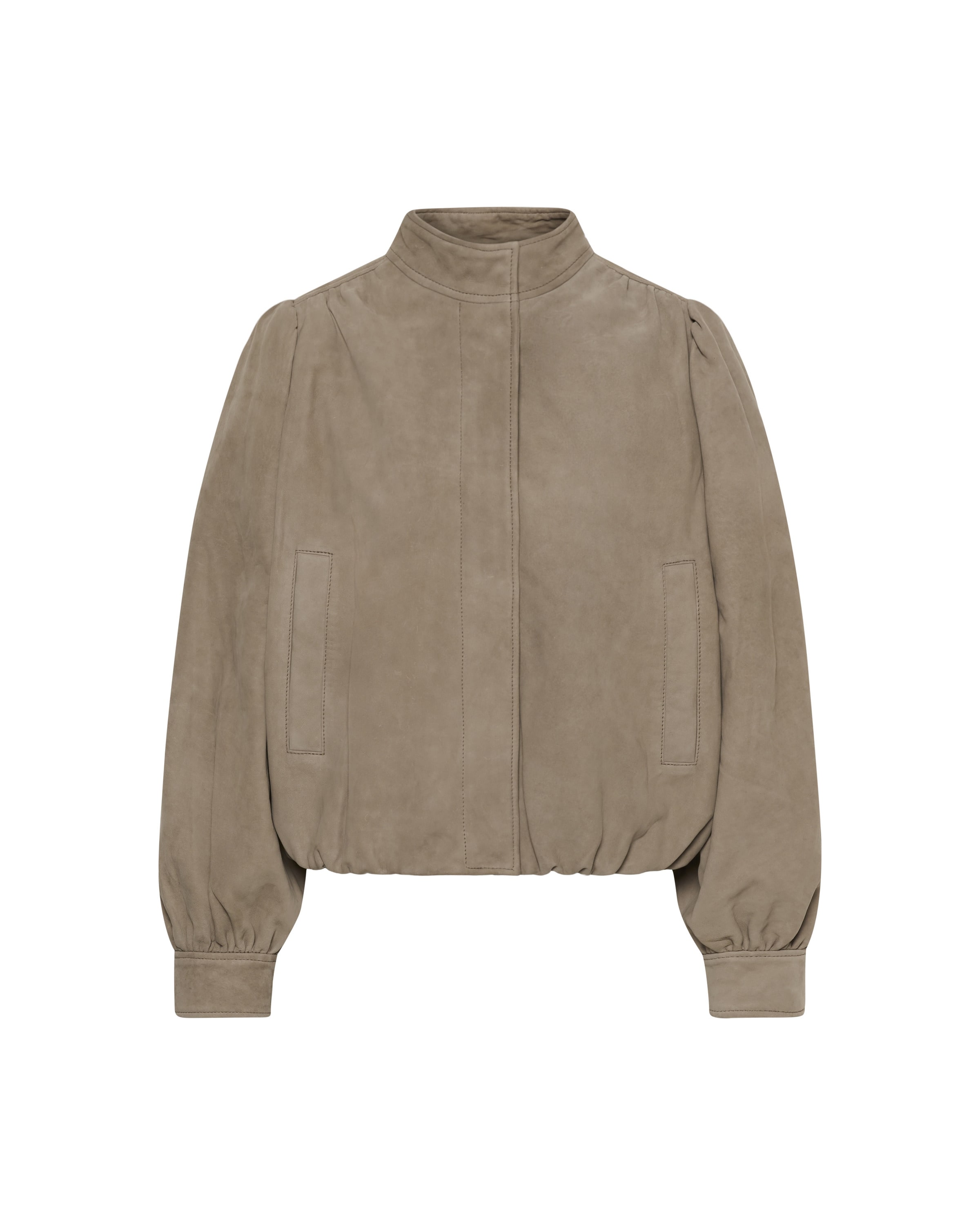 SOAKED IN LUXURY Between-season jacket in Green: front
