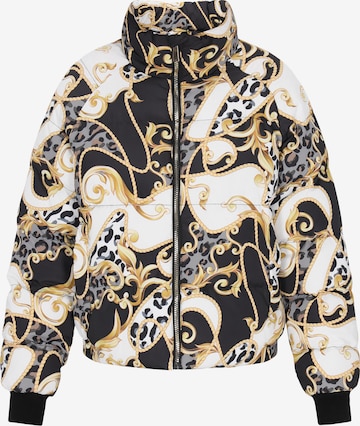 balta faina Žieminė striukė: priekis