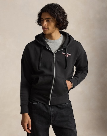 Polo Ralph Lauren Ζακέτα φούτερ σε μαύρο: μπροστά