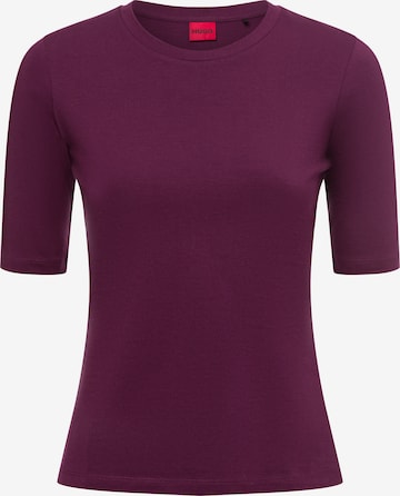 HUGO Shirt 'Darnelia' in Lila: Vorderseite