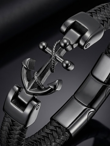 Bracelet 'AHOY MARITIM' UNIQAL en noir