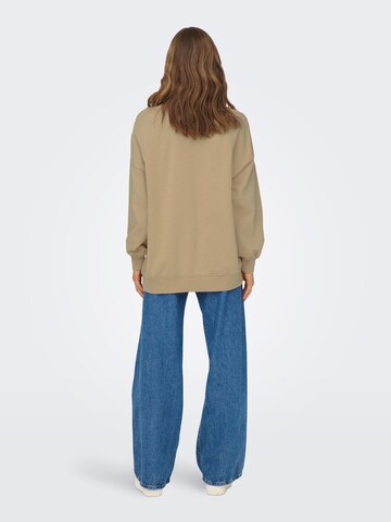 ONLY Sweatshirt 'LUCINDA' in Beige