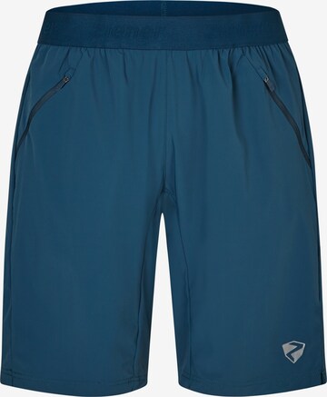 ZIENER Workout Pants 'NALTE' in Blue: front
