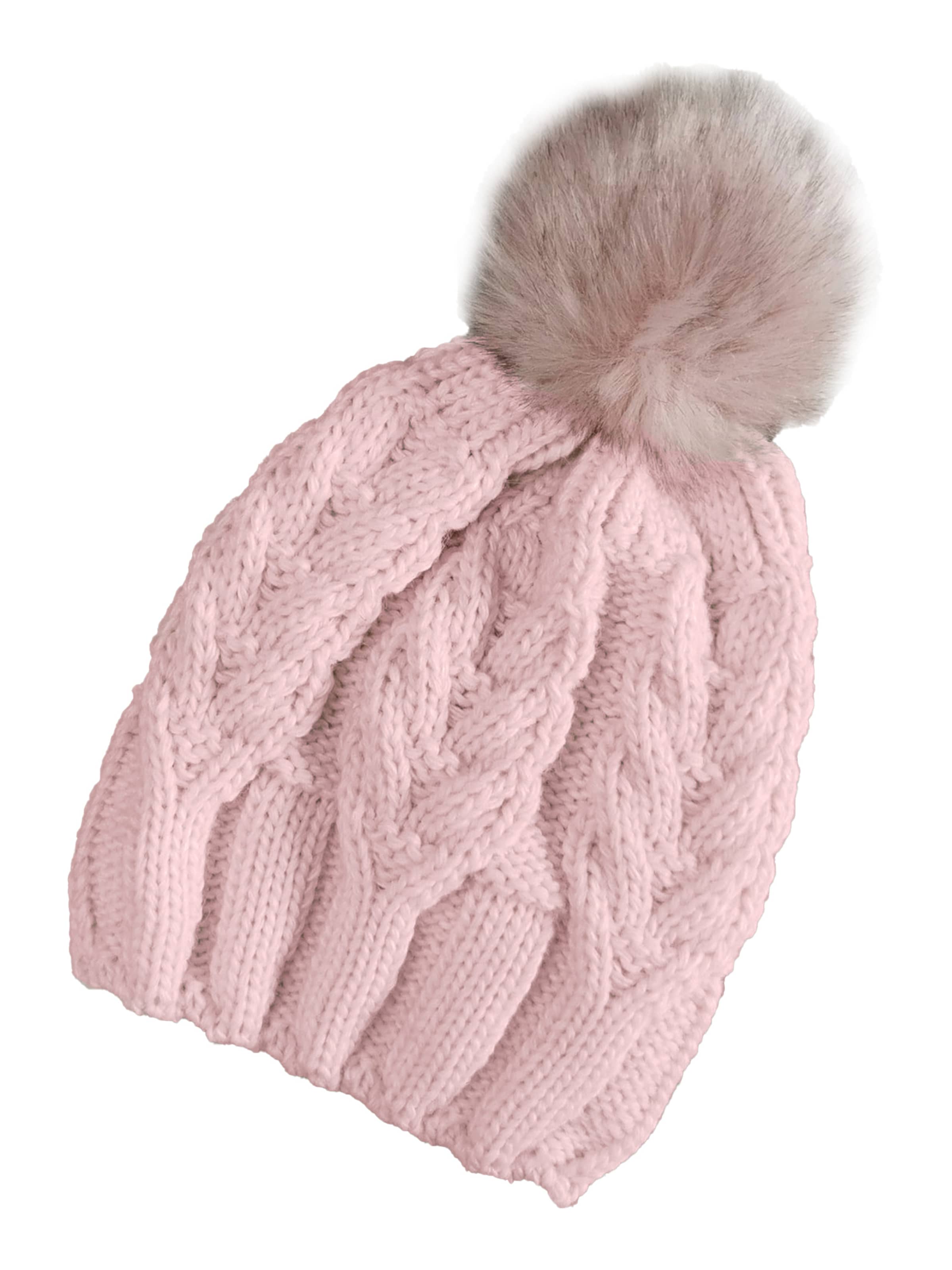 HotSquash Beanie in Pink: front