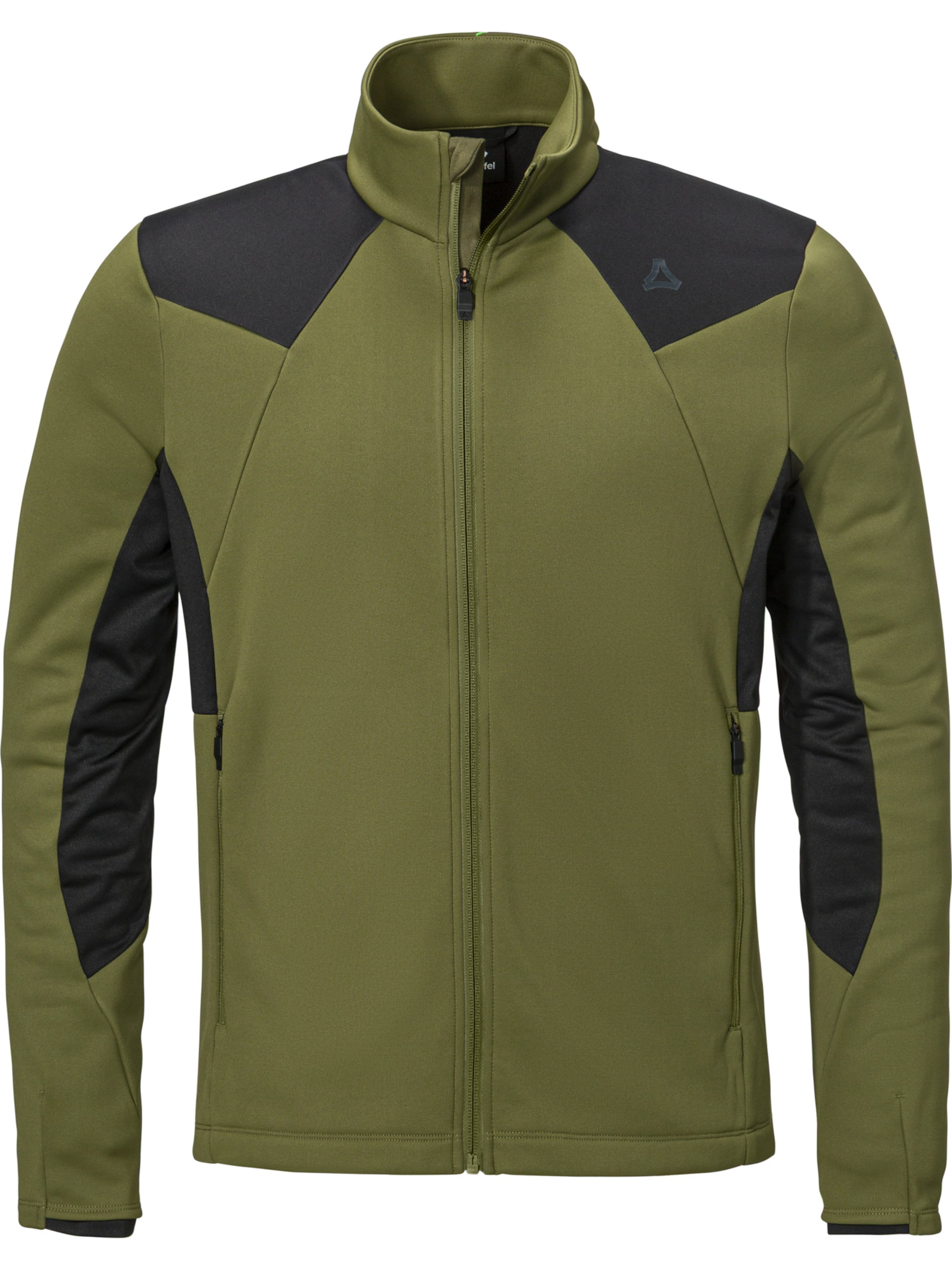 Schöffel Funktionele fleece-jas in Groen: voorkant