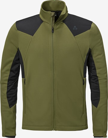Schöffel Funktionele fleece-jas in Groen: voorkant