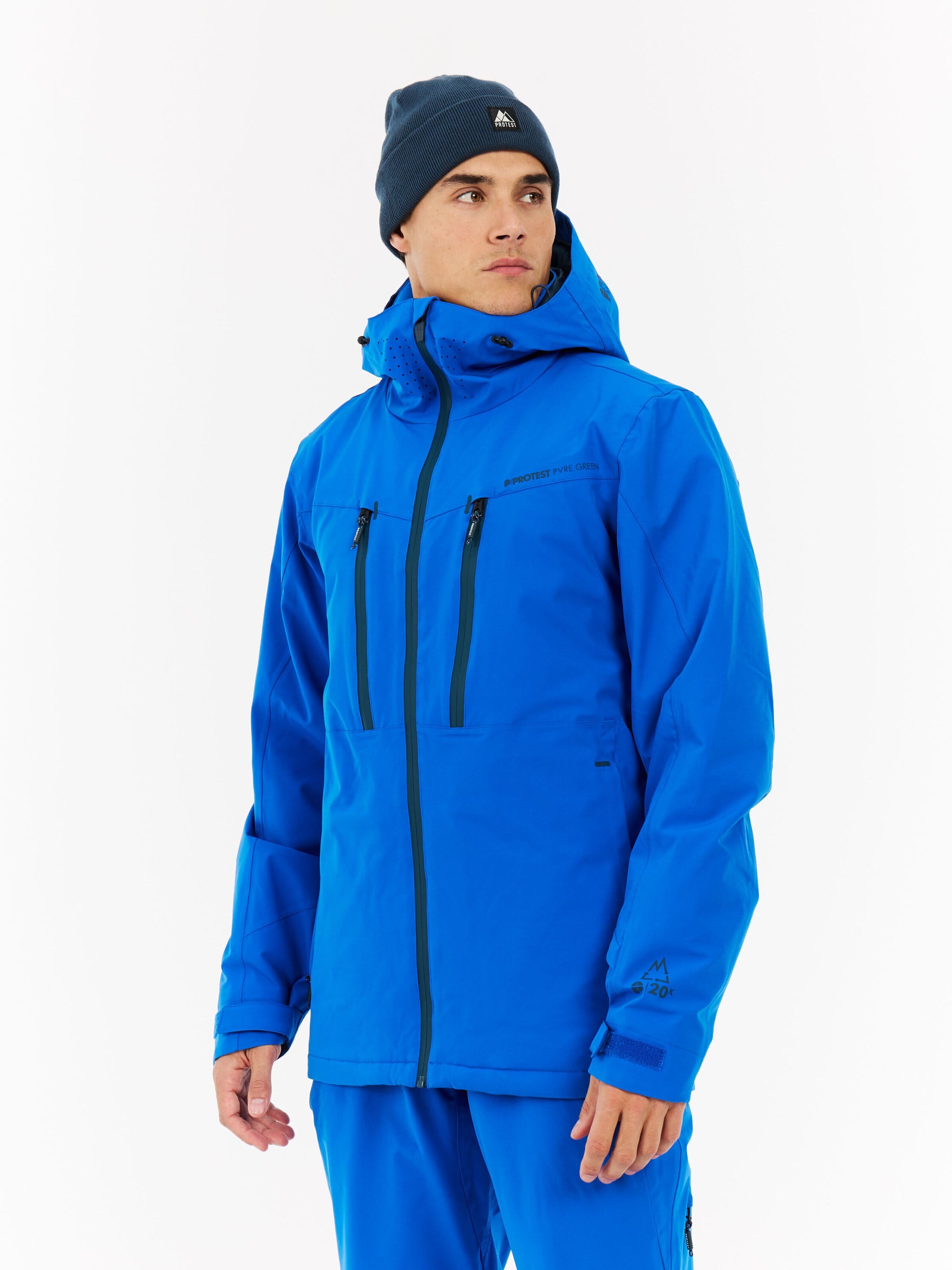 PROTEST Sportjas 'PRTTIMOTHY' in Blauw: voorkant