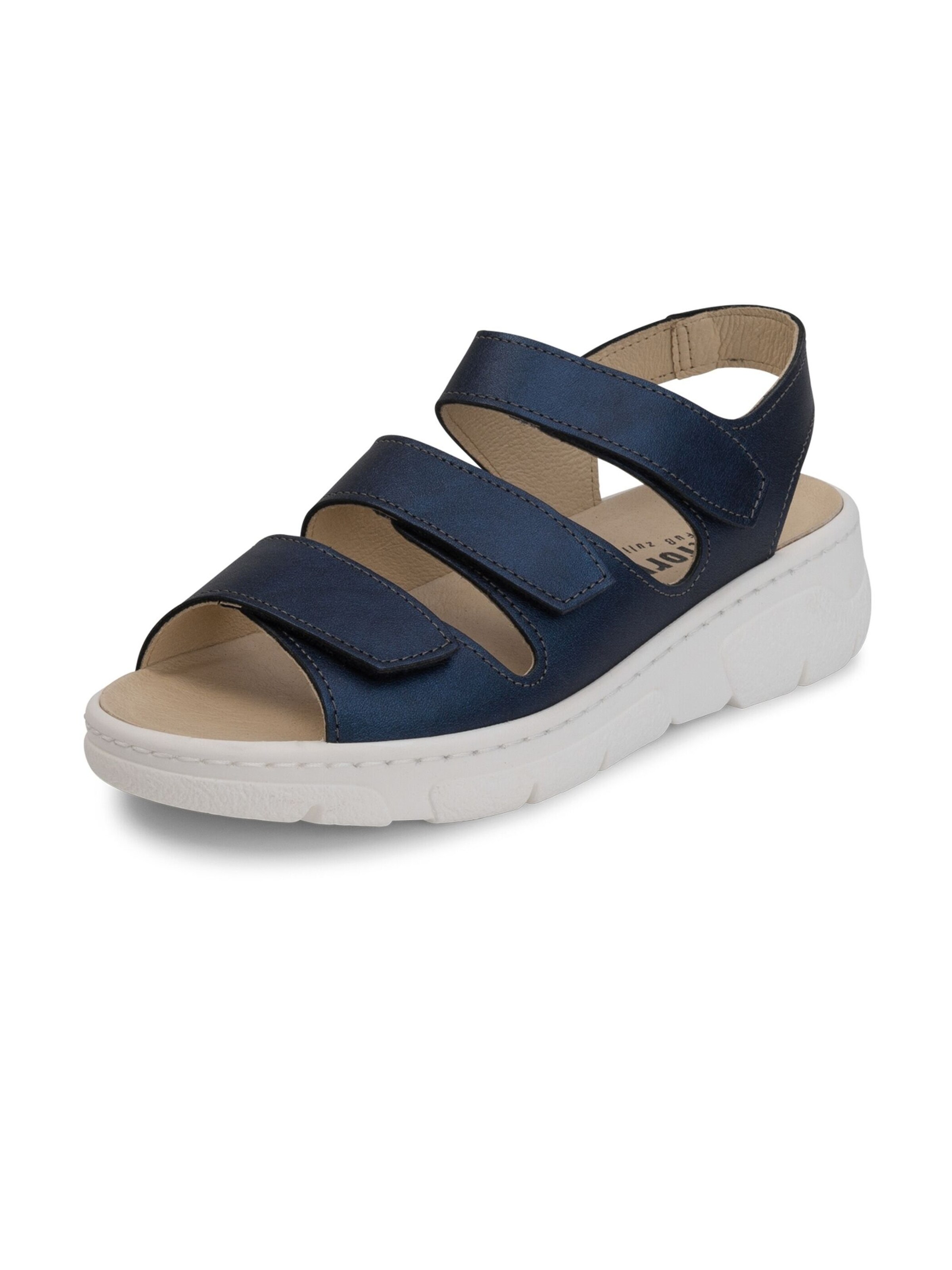 VITAFORM Sandale in Blau: Vorderseite