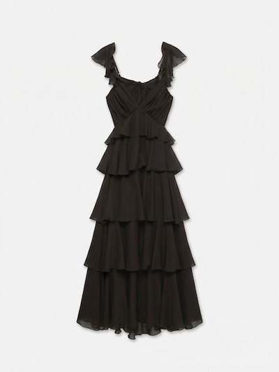 VERO MODA Jurk 'VMSafina' in de kleur Zwart, Productweergave