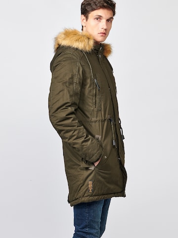 KOROSHI - Parka de inverno em verde