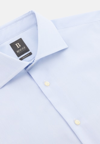 Coupe regular Chemise Boggi Milano en bleu