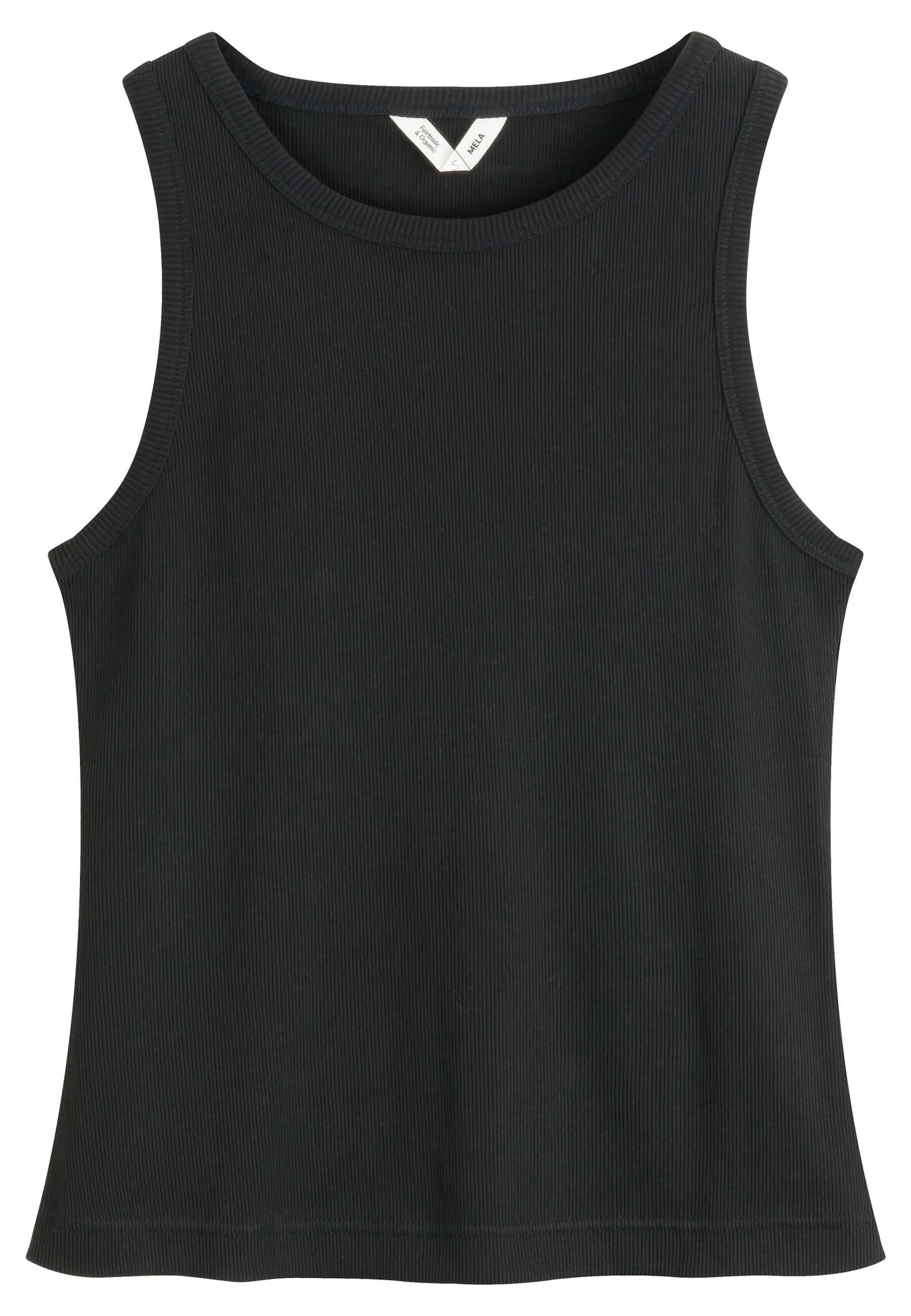 MELA Πλεκτό τοπ 'DRISNA' σε μαύρο: μπροστά