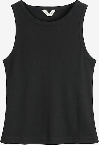 juoda MELA Megzta palaidinė be rankovių 'DRISNA': priekis