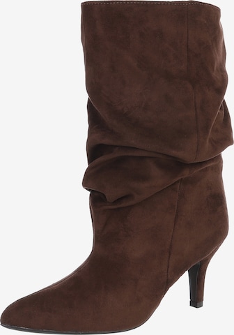 Ital-Design Stiefel in Braun: Vorderseite