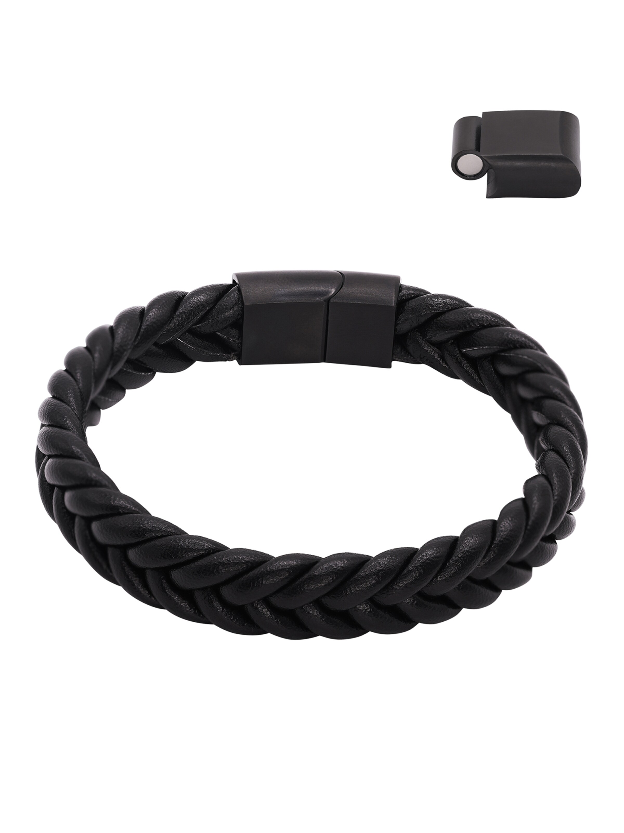 Heideman Bracelet 'Jakob' in Black: front