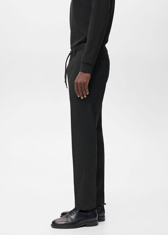 MANGO MAN Slim fit Pleat-Front Pants 'Murlo' in Grey