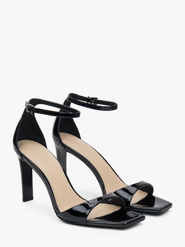 Estro Sandaal '3801-3' in Zwart: voorkant