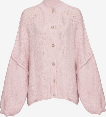 Lilavie Strickjacke ' Lolaa Oversize One Size ' in Pink: Vorderseite