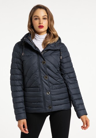 faina Between-Season Jacket in Blue: front