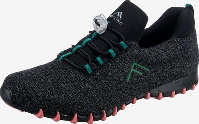 Freyling Sneaker in jade / kiwi / koralle / schwarzmeliert / weiß, Produktansicht