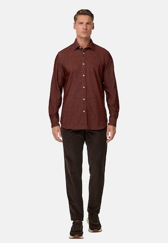 Coupe regular Chemise Boggi Milano en rouge