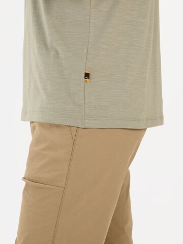 CAMEL ACTIVE T-Shirt mit Print aus Organic Cotton in Grün