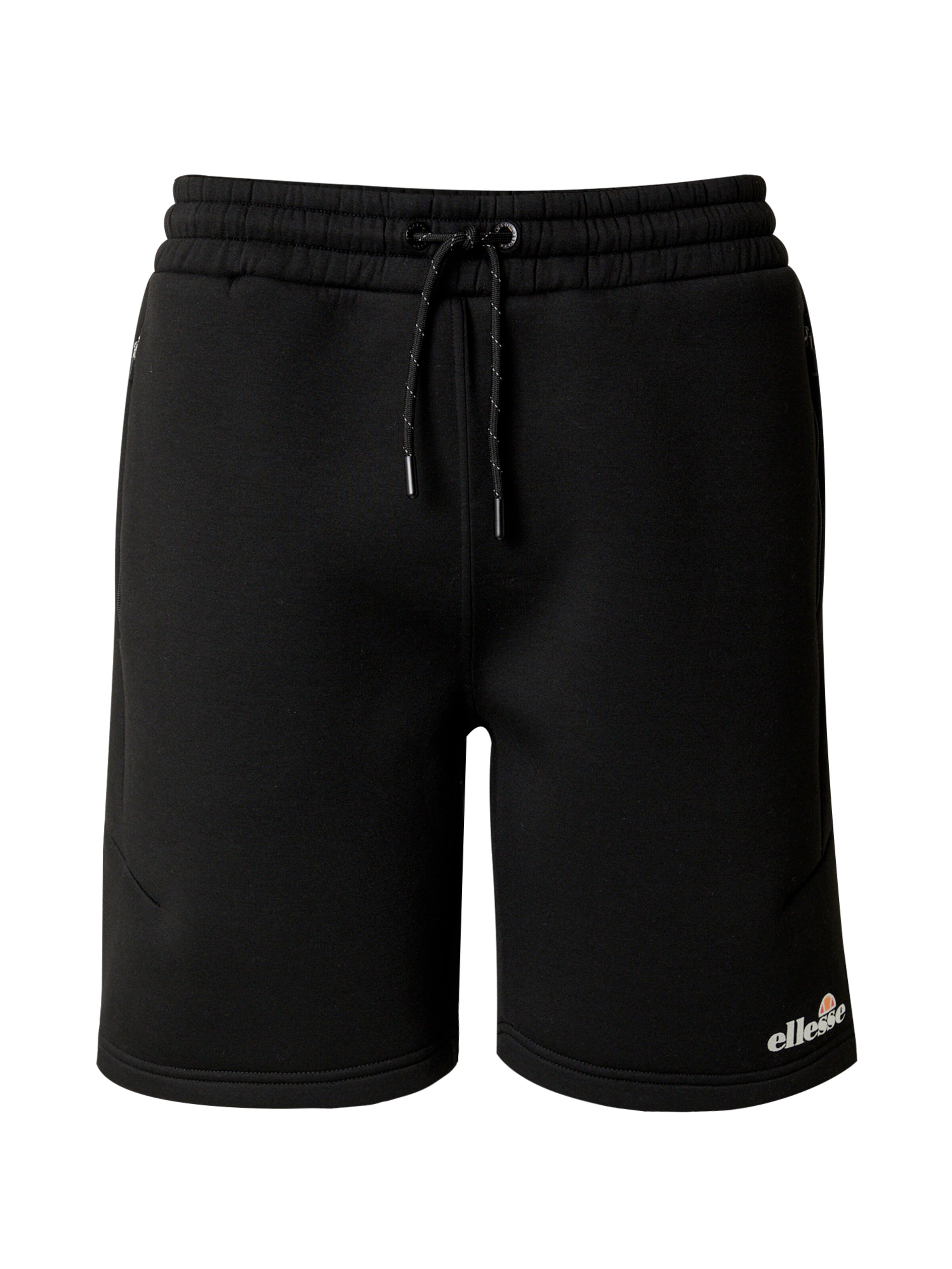 ELLESSE Regularen Hlače 'Gialarno' | črna barva: sprednja stran