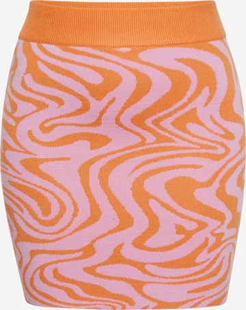 swirly Skirt in Orange: front
