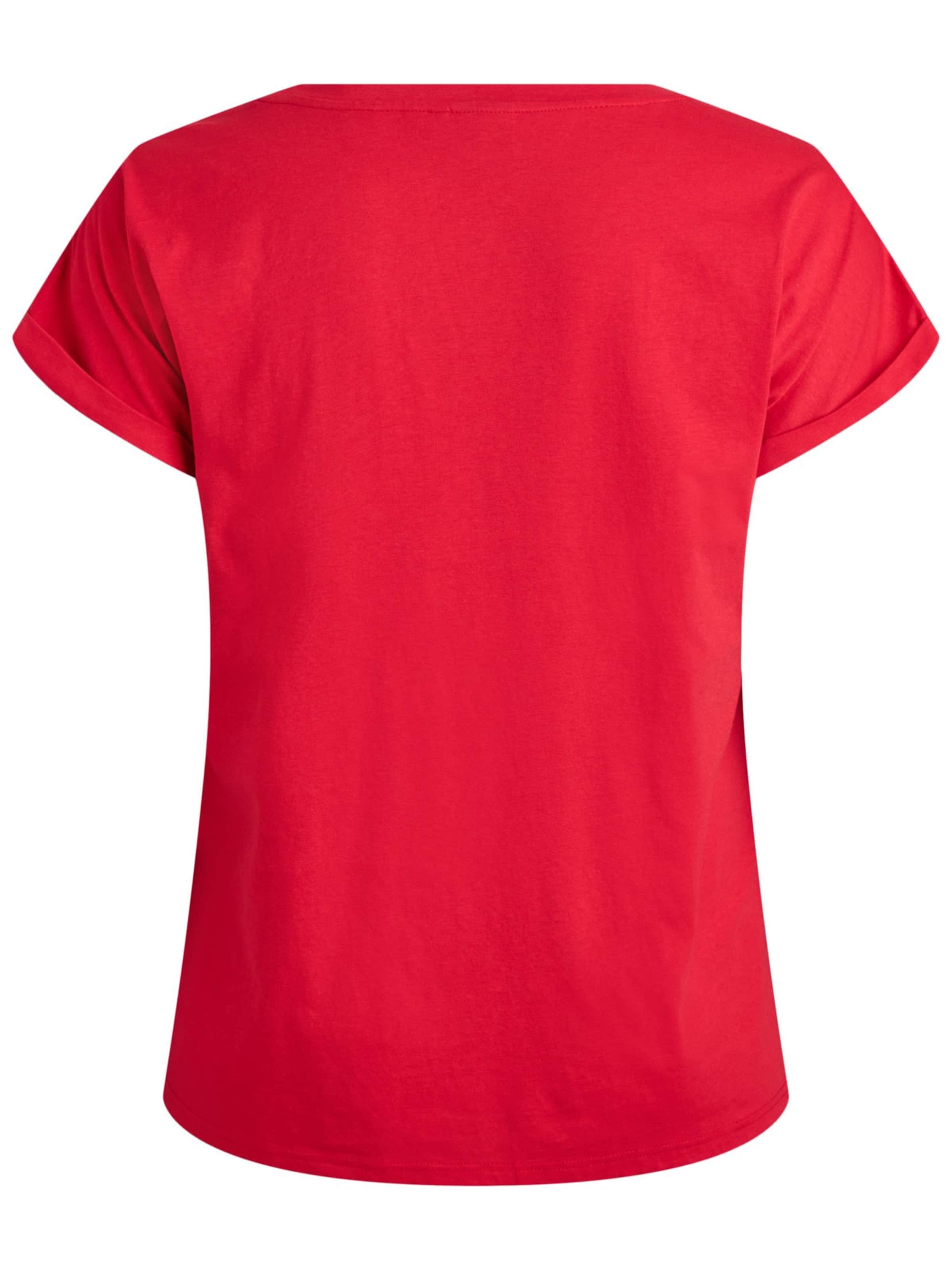 Zizzi Футболка 'MKatja' в Красный