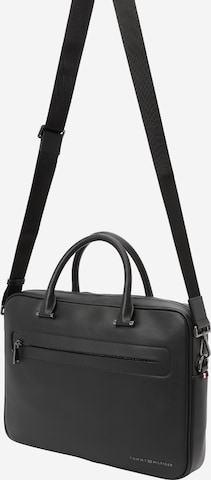 Sac d’ordinateur portable TOMMY HILFIGER en noir