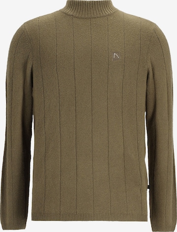 Pull-over 'Track Mock' CHASIN' en vert : devant