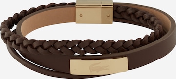 LACOSTE Armband 'FUSIOТ' i brun: framsida