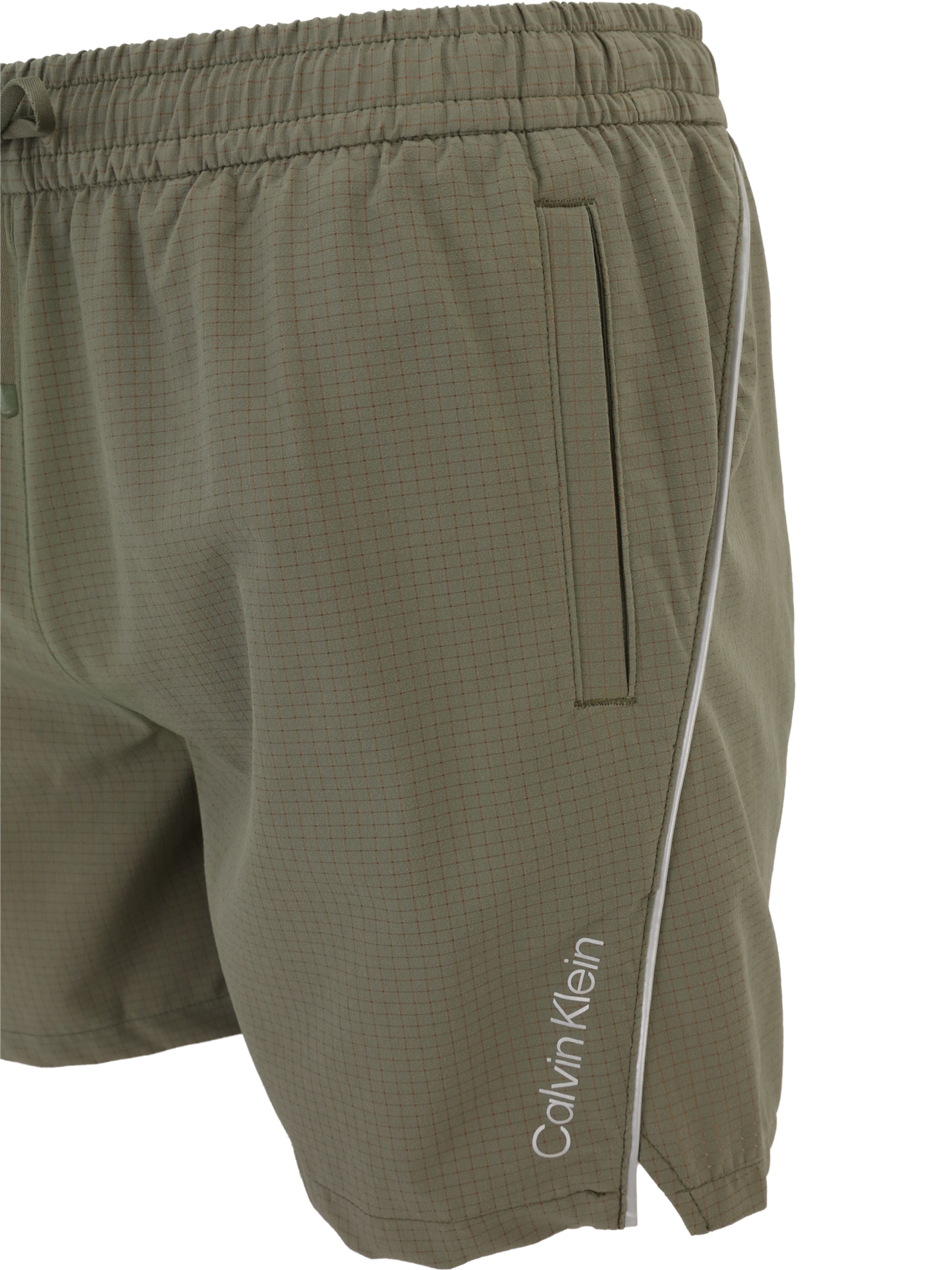 Calvin Klein Swimwear Plavecké šortky – zelená