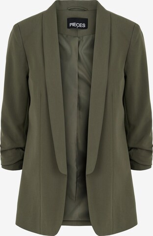 PIECES Blazer 'PCBOSELLA' in Green: front