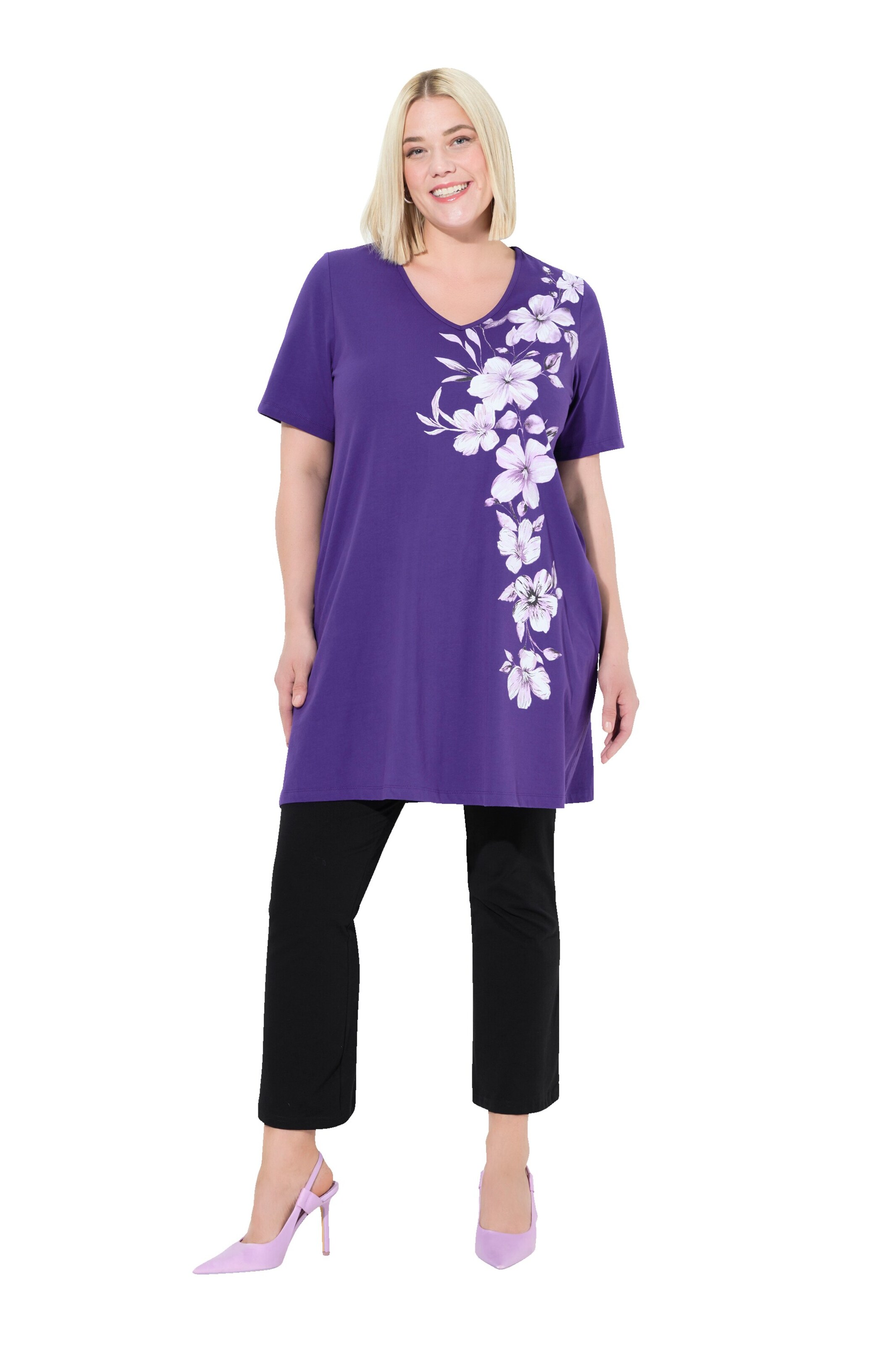 Ulla Popken Shirt in Lila