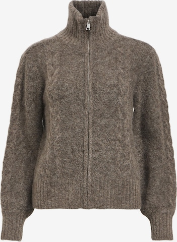 OBJECT - Cárdigan 'OBJNete' en marrón: frente