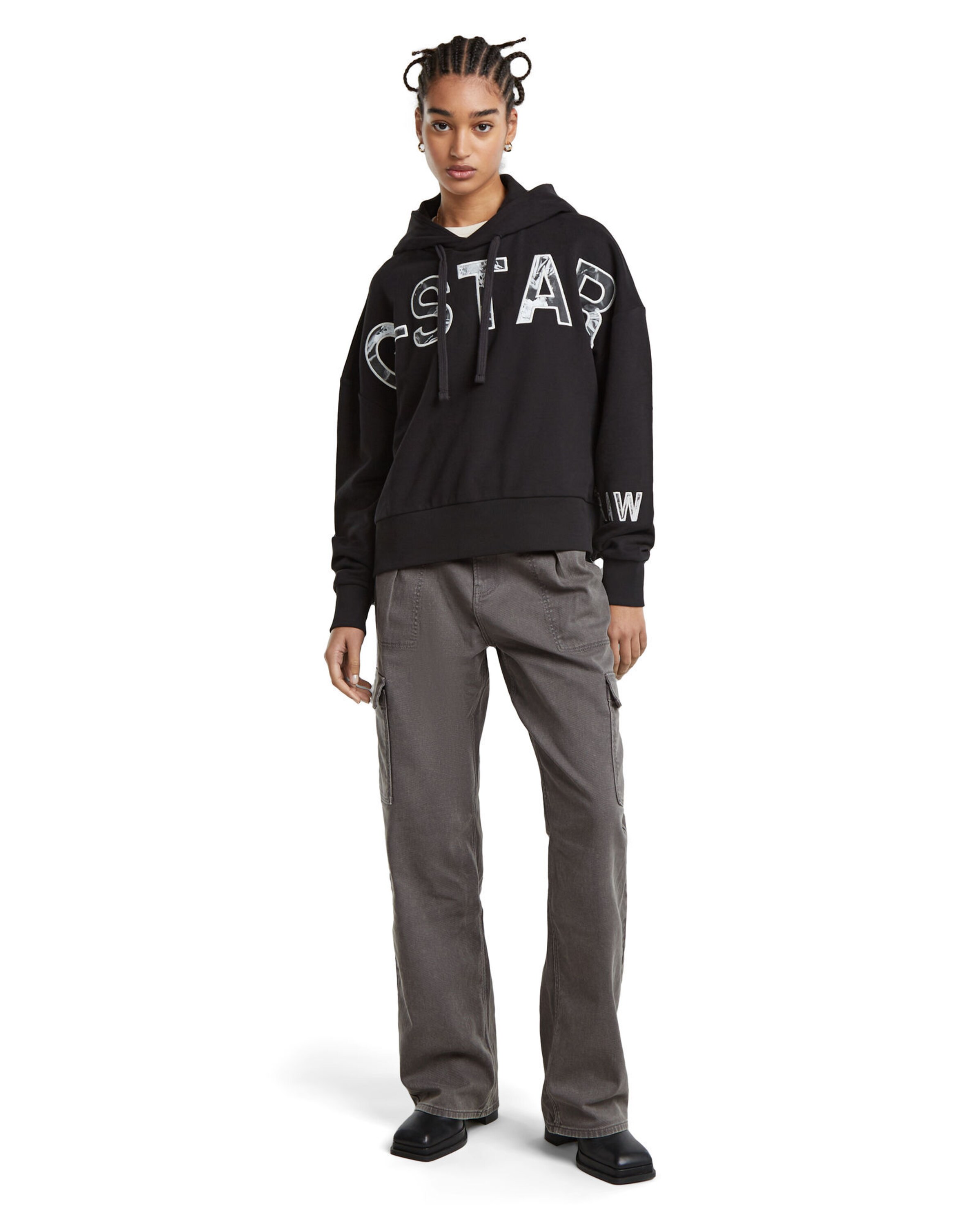 G-STAR Regular Cargobroek in Grijs