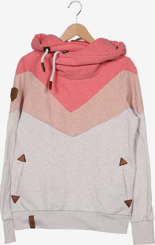 naketano Sweatshirt & Zip-Up Hoodie in XL in Grey: front